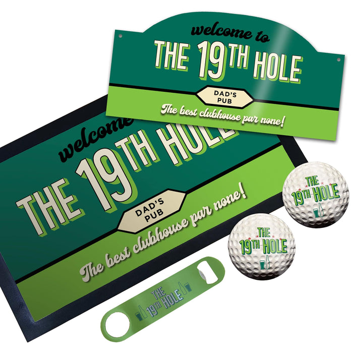 19th Hole Golf Home Bar Set