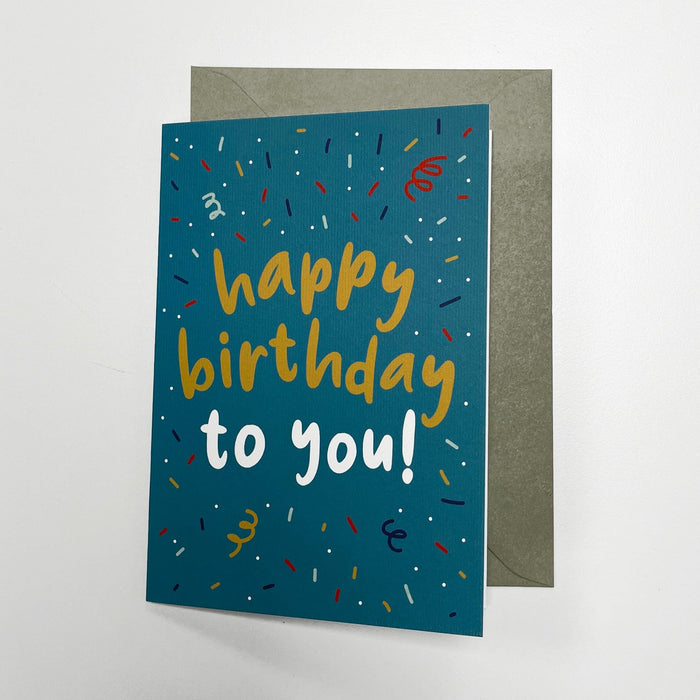 Happy Birthday Greetings Card