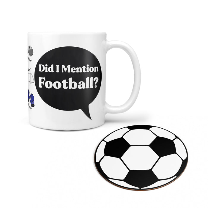 Did I Mention Football? Personalised Mug