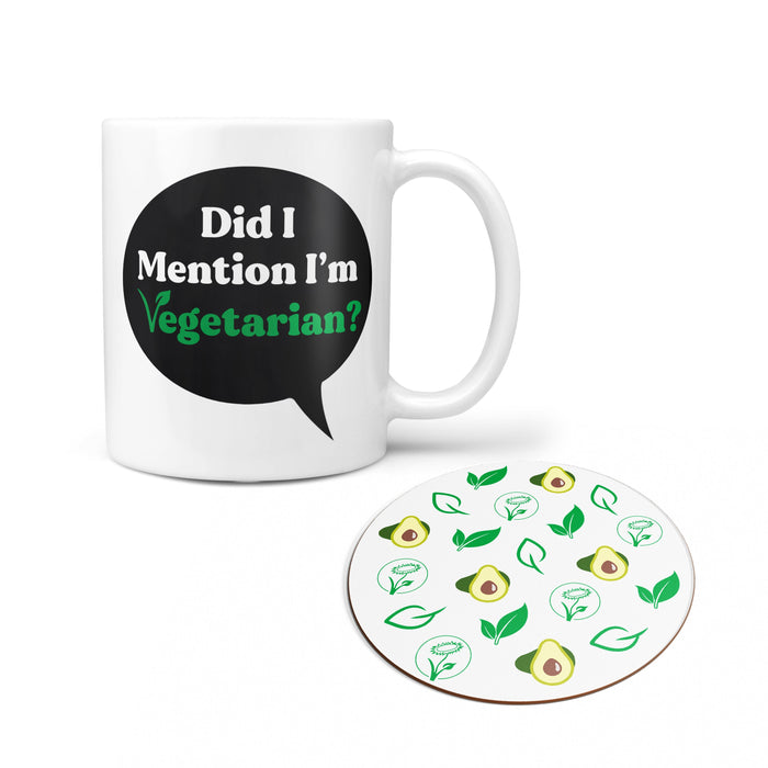 Did I Mention I'm Vegetarian? Personalised Mug