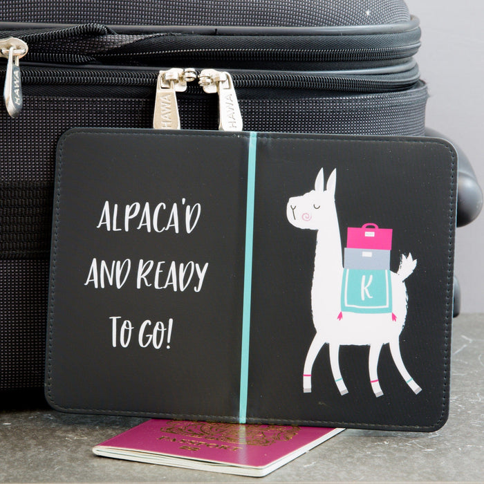 Alpaca'D And Ready To Go Custom Passport Holder