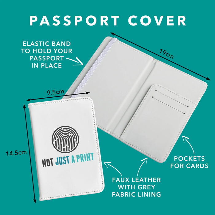 Flamingo Personalised Passport Cover & Luggage Tag Gift Set