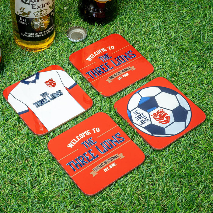 The Three Lions Home Bar England Football Gift Set