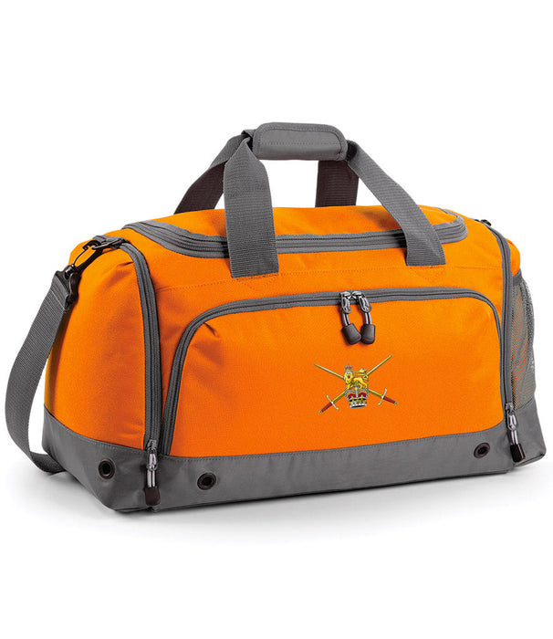 Military Embroidered Holdall - Orange