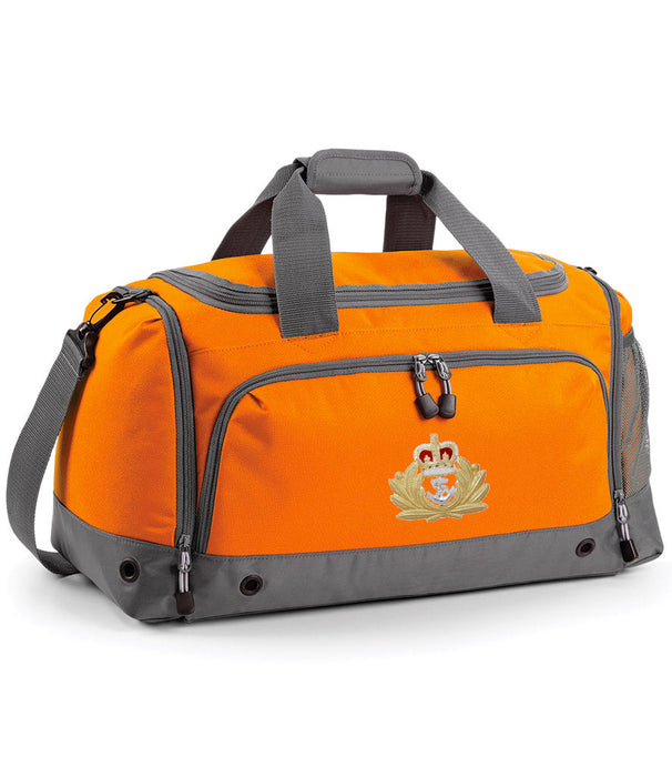 Military Embroidered Holdall - Orange