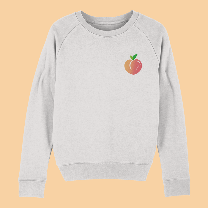 Peachy Embroidered Women's Sweatshirt