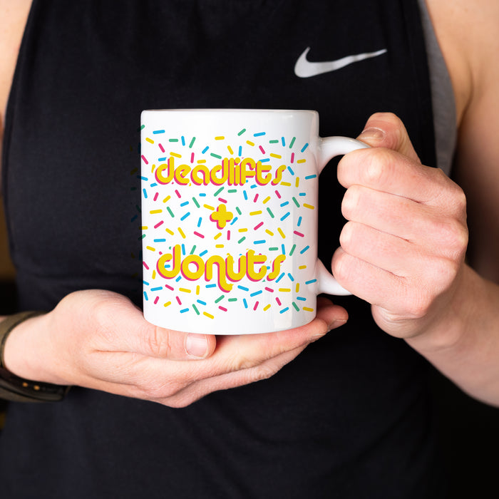 Deadlifts and Donuts - Fun Fitness Mug