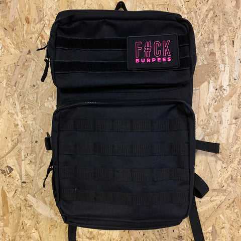 F#CK Burpees Tactical Back Pack Molle - Black