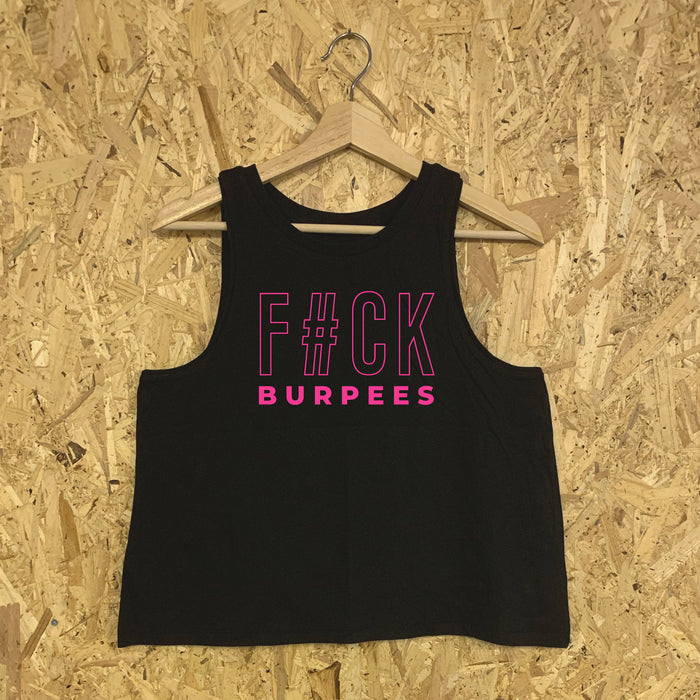 F#CK Burpees - Womens Flowy Cropped Tank