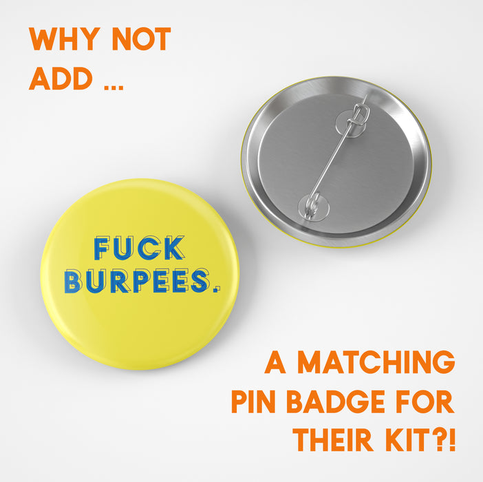 Fuck Burpees - Funny Gym Greetings Card