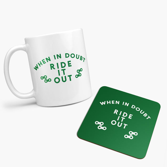 When in Doubt Ride it Out Fun Mug Gift