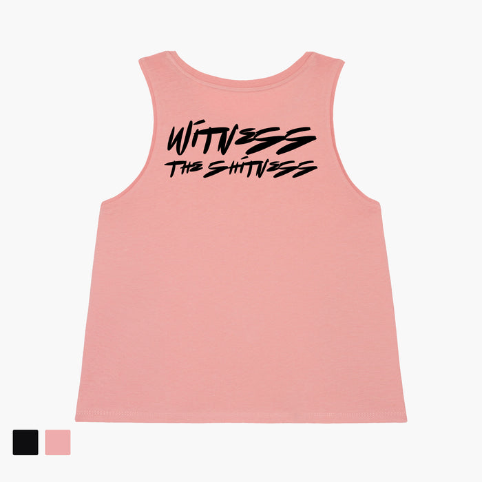 Witness The Sh... | Premium Women's Flowy Cropped Tank