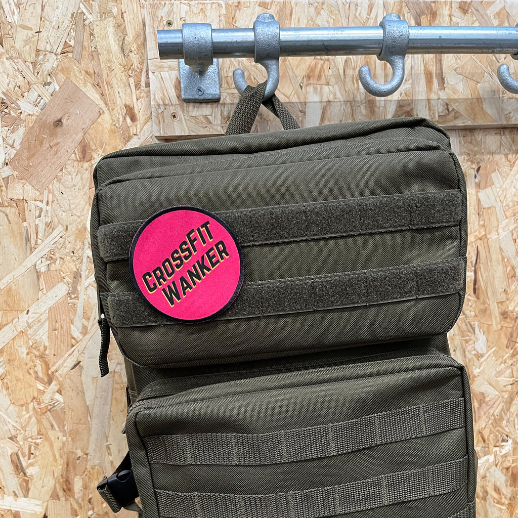 CrossFit Wanker Patch for BackPack Removable Weight Vest Gift