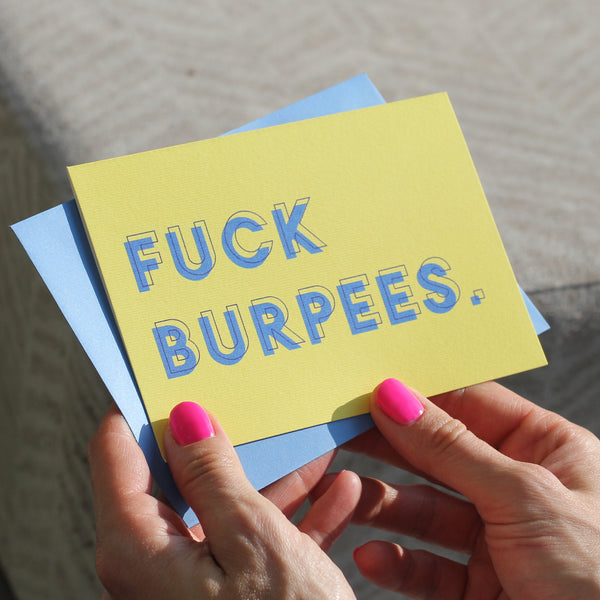 Fuck Burpees Tactical Velcro Patch