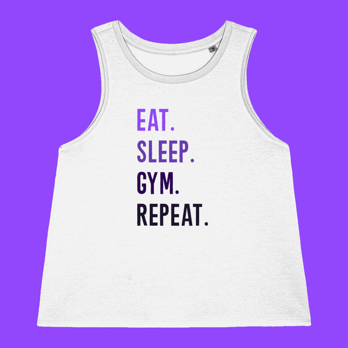 Eat Sleep Gym Repeat Workout Vest