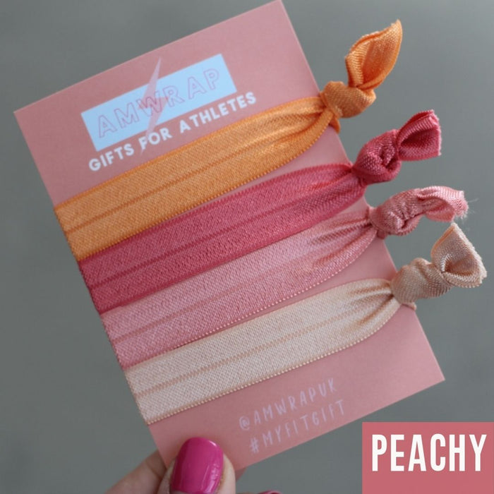 Hair Ties - Set of 4 (Peachy)