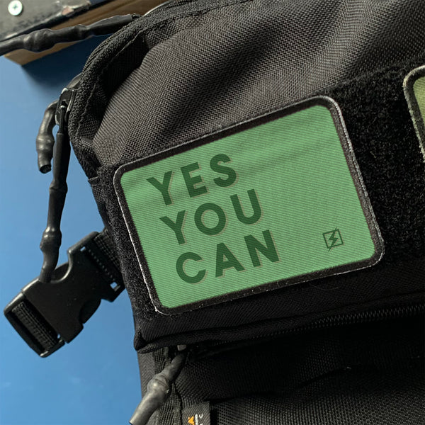 Yes You Can Positive Motivational Velcro Patch