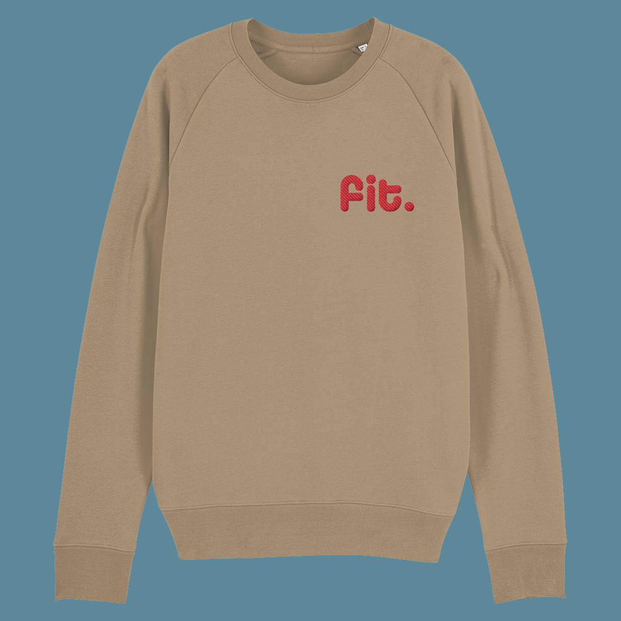 'Fit' Embroidered Gym Sweatshirt