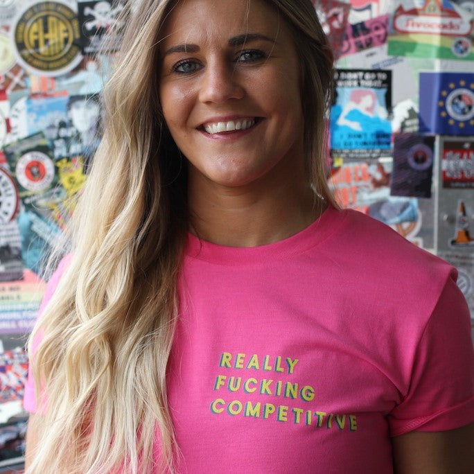 Really Fucking Competitive Women's Boyfriend Fit T-Shirt