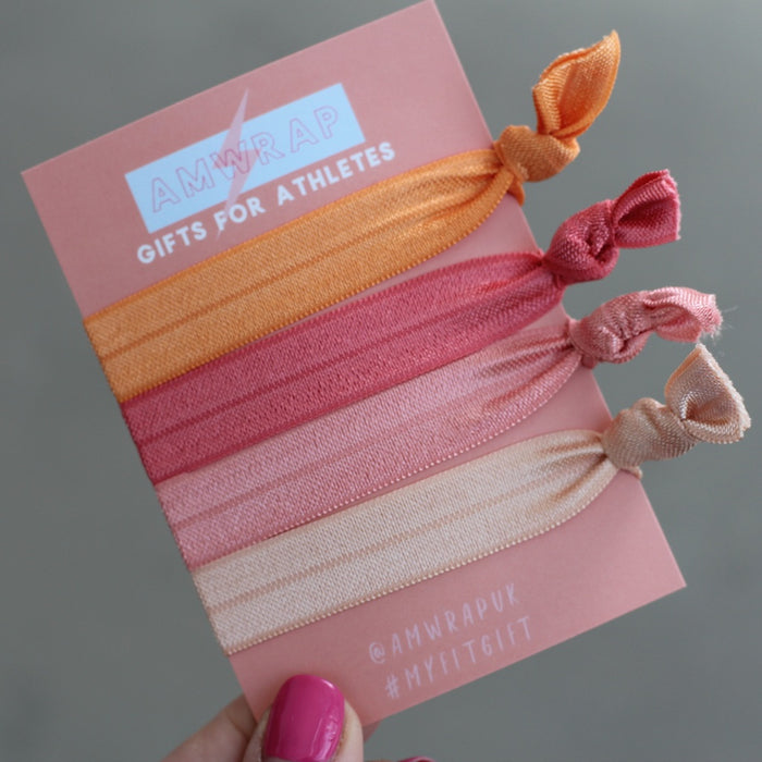 Hair Ties - Set of 4 (Peachy)