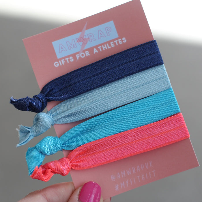 Hair Ties - Set of 4 (Tropical)